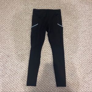 Lululemon thermal leggings with side pockets